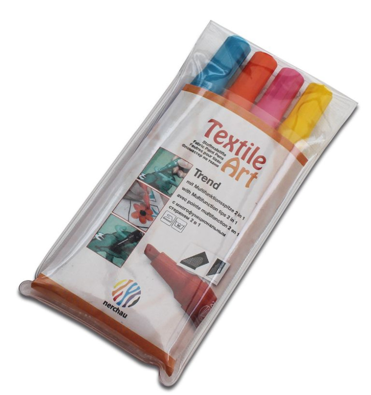 Sada fixů na textil Nerchau "Trend"- 4 ks