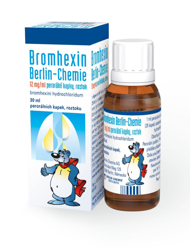 BROMHEXIN BERLIN-CHEMIE 12MG/ML Perorální kapky, roztok 30ML