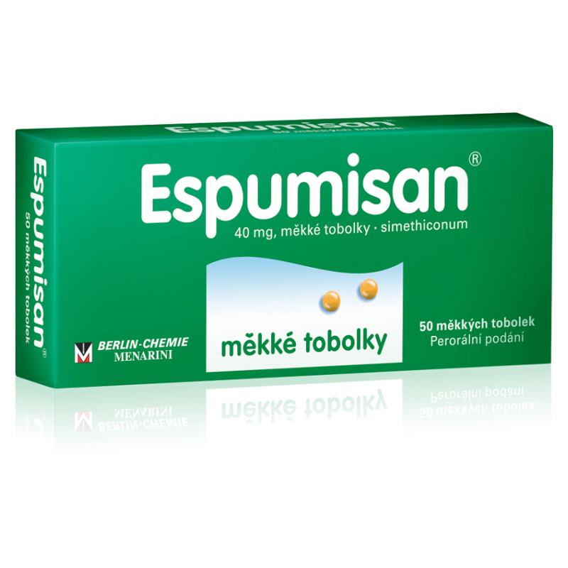 ESPUMISAN 40MG Měkká tobolka 50