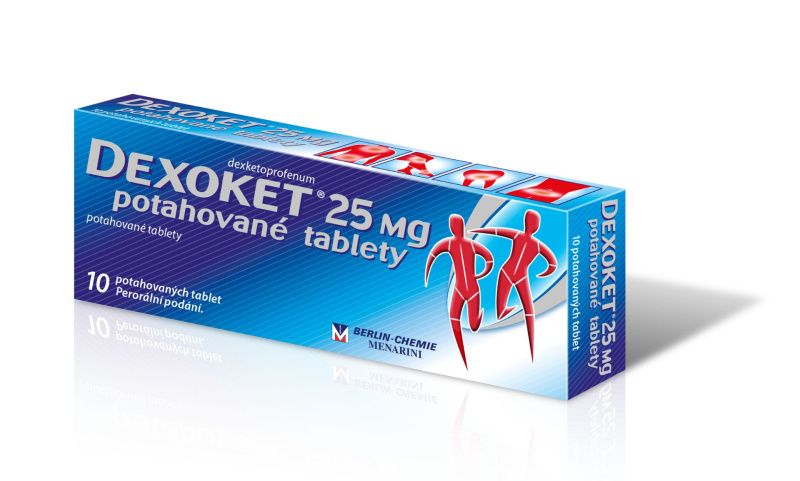 DEXOKET 25MG Potahovaná tableta 10