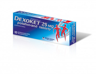 DEXOKET 25MG Potahovaná tableta 10