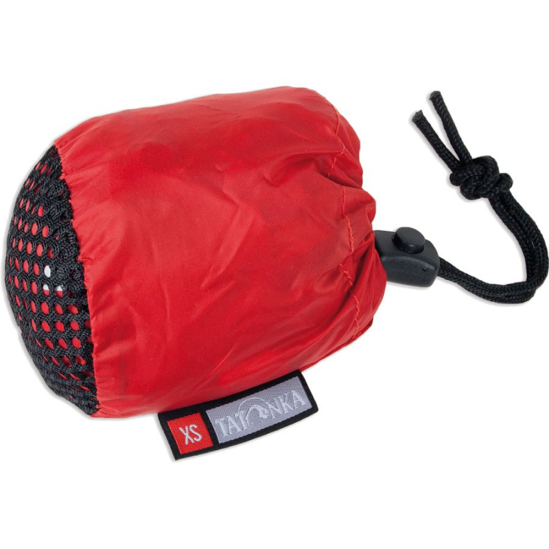 Tatonka Rain Flap XS, pláštěnka na batoh, červená