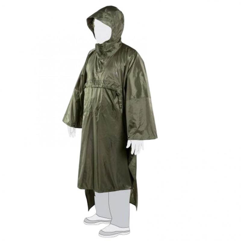 Tasmanian Tiger Tac Poncho, pláštěnka, olivová