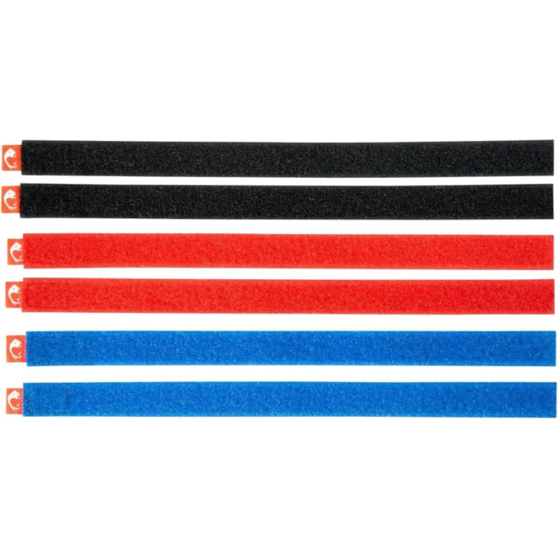 Sada popruhů Tatonka Hook & Loop 20 mm, suché zipy, vícebarevné, 6 ks.