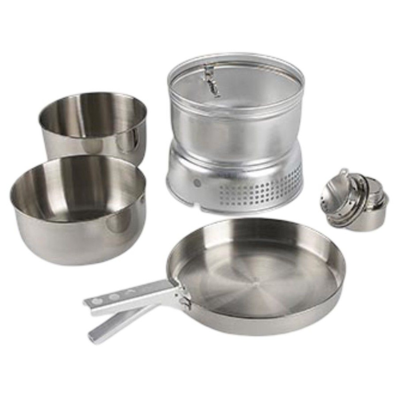 Tatonka Multi Set + A. Burner, sada na vaření, stříbrná