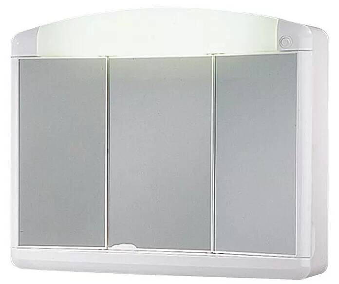 Zrcadlová skříňka Jokey Max / LED osvětlení / 65 x 54 cm / plast / bílá Varianta: ivi1