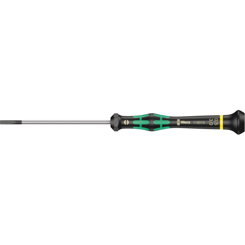 Wera Plochý šroubovák pro elektroniku 2035 Micro, 3 x 80 mm