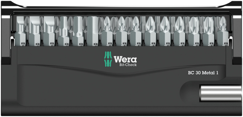 Sada bitů Wera Bit-Check Metal 1 30 ks