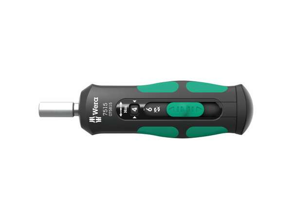 Wera Momentový šroubovák 7515 Kraftform Safe-Torque Speed, 2-6 Nm, 1/4"