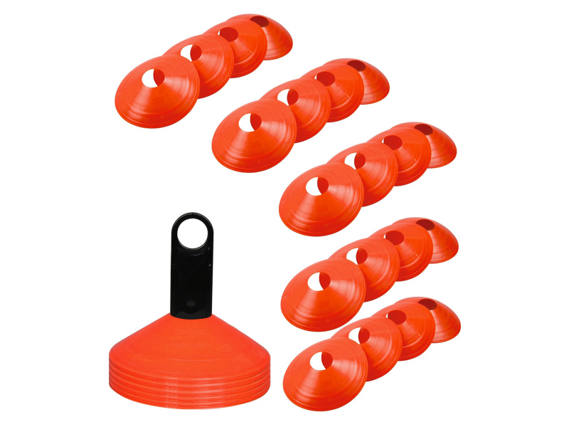 solex sports Označovací terče se stojánkem, 24 kusů