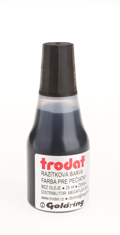 Razítková barva Trodat černá 25ml 2410