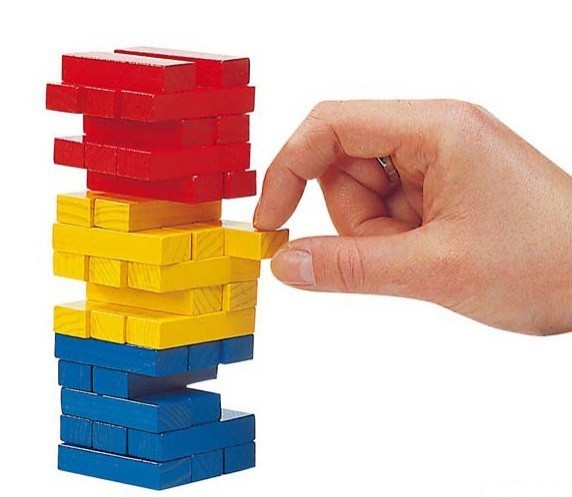Goki Jenga barevná