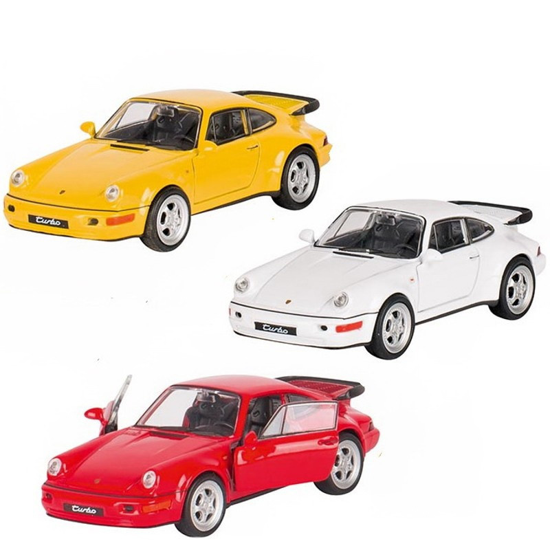 Kovový model Porsche 911 Turbo (964), měřítko 1:36