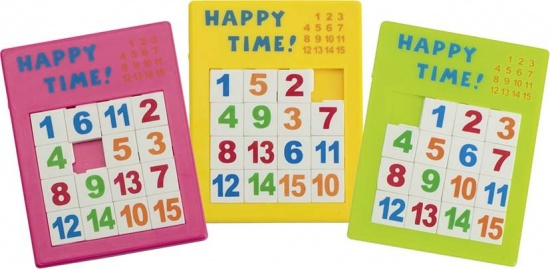 Logická hra – posunovací puzzle čísla Montessori