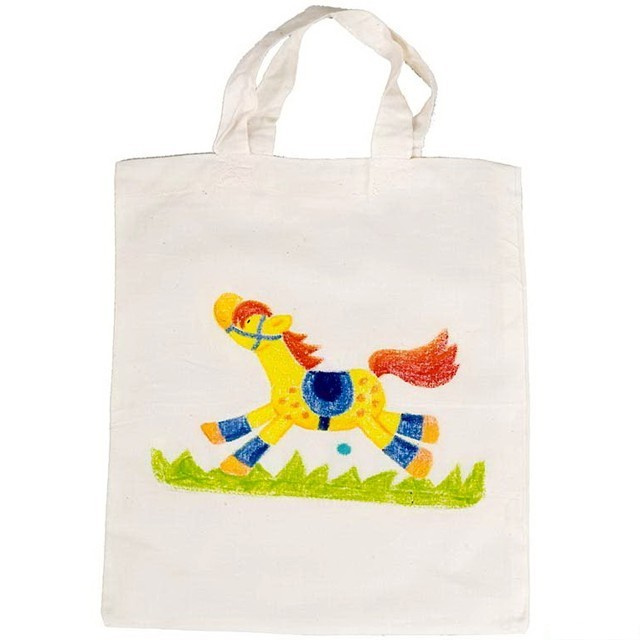 Malování na textil - Taška bavlněná malá (Goki)