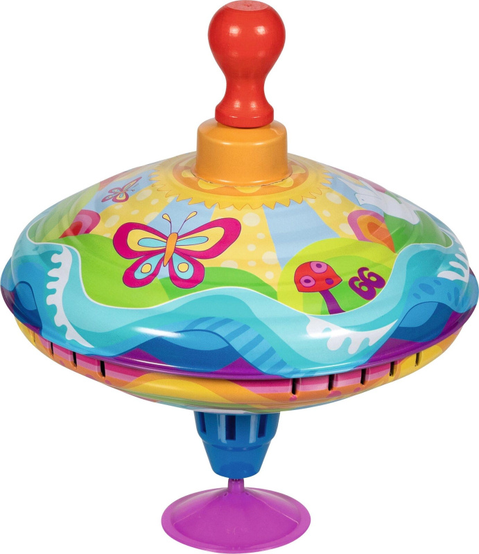 Plechová hračka - Káča 18,5cm, Sluneční vír (Goki)