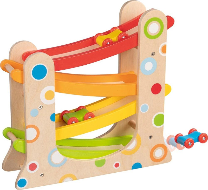 Závodní dráha - 3 auta Montessori