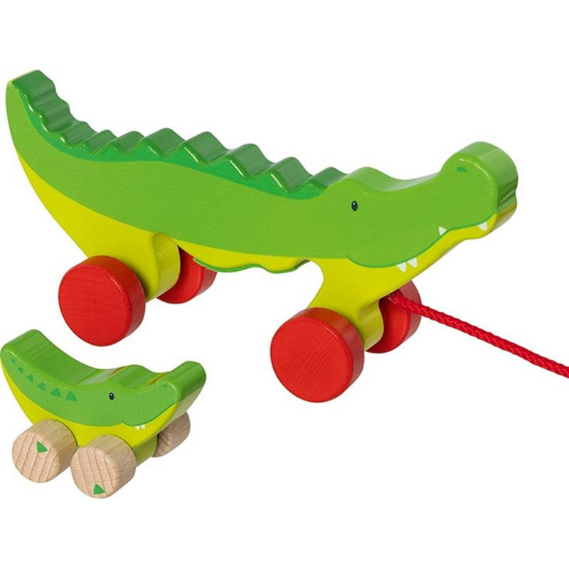 Tahací hračka - Krokodýli Kosmo a Kroki 2v1 (Goki)