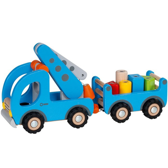 Auto - Jeřáb magnetický s vlečkou a kostami (Goki)
