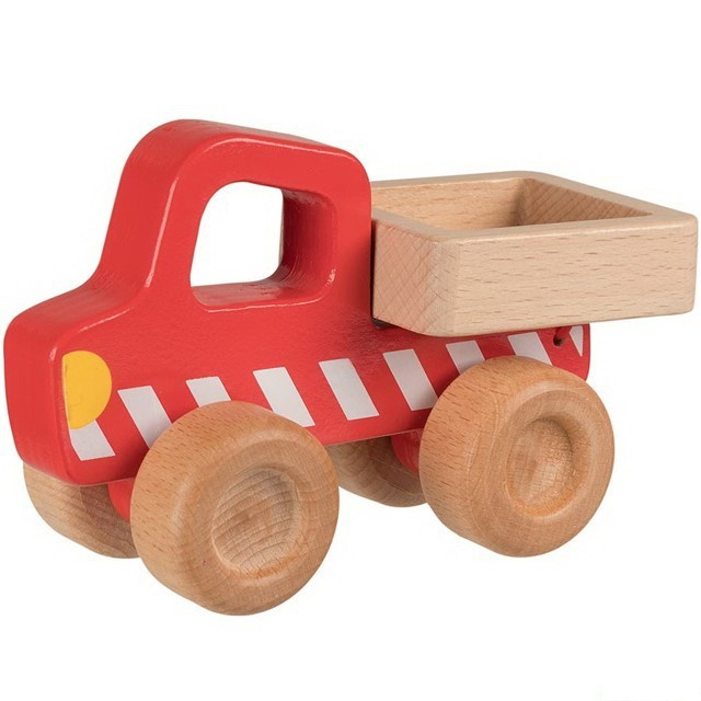 Auto - Náklaďák se sklápěcí korbou dřevěné (Goki)