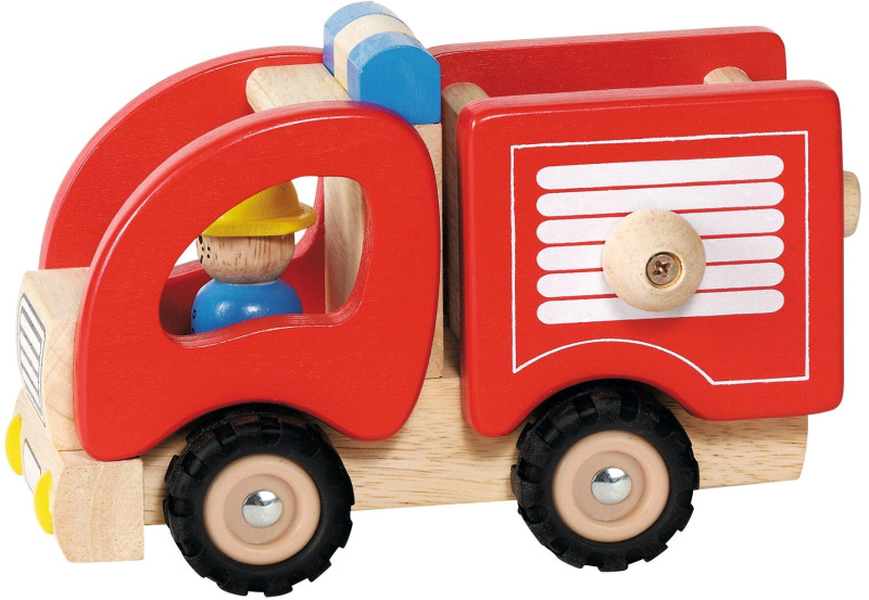 Auto - Hasiči dřevěné (Goki)
