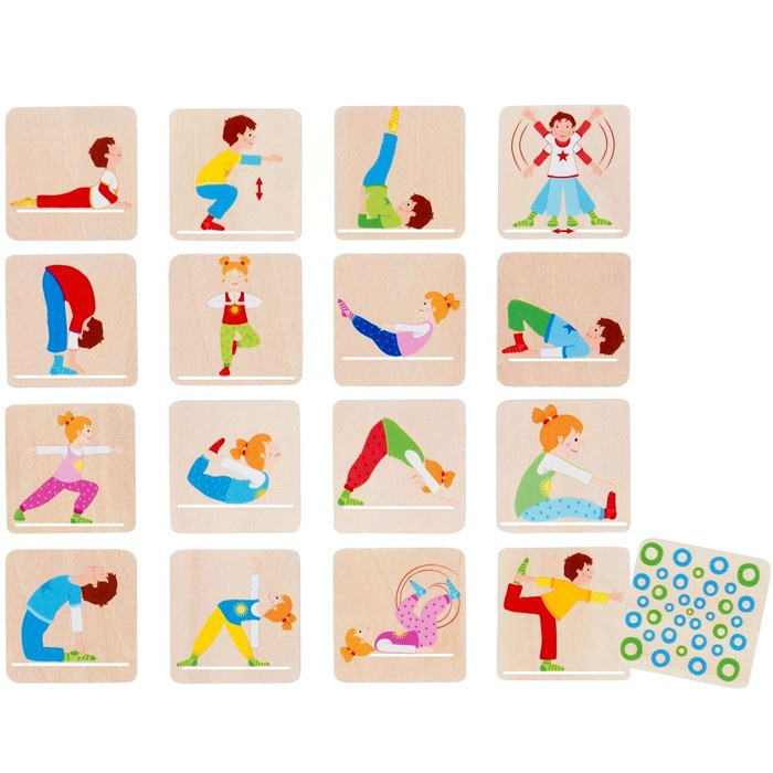 Pexeso - gymnastika Montessori