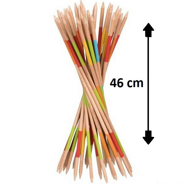 Společenská hra - Mikádo dřevěné, 46cm (Goki)