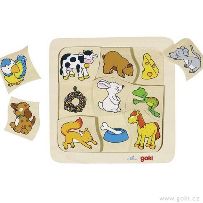 Goki puzzle Kdo ke komu patří?