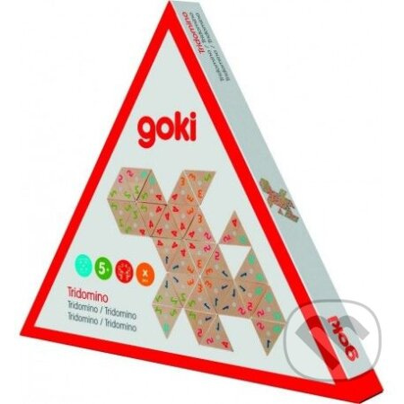Goki Dřevěné Troj domino