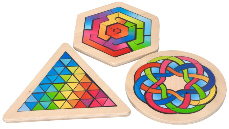 GOKI puzzle Hlavolam kruh 16 dílků