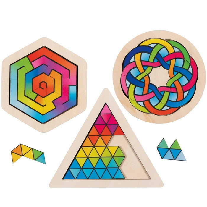 GOKI puzzle Hlavolam kruh 16 dílků
