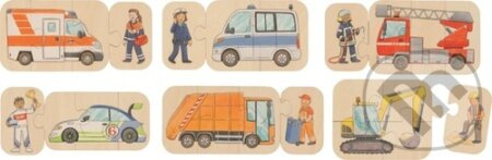 Puzzle Vozidla a jejich řidiči