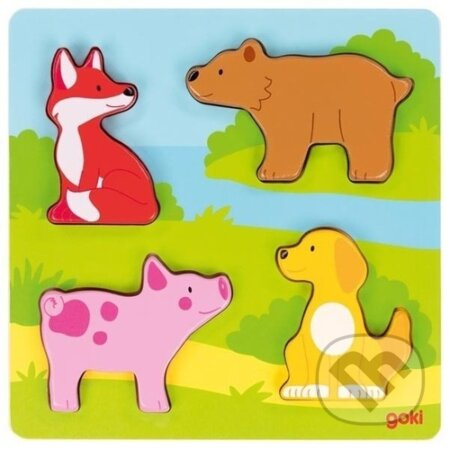 Puzzle Zvířata na dotek