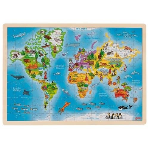 Goki Maxi Mapa světa 192 dílků