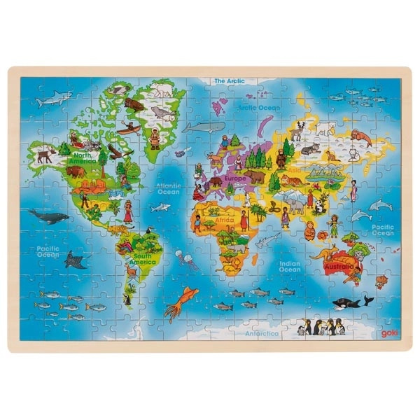 Goki Maxi Mapa světa 192 dílků