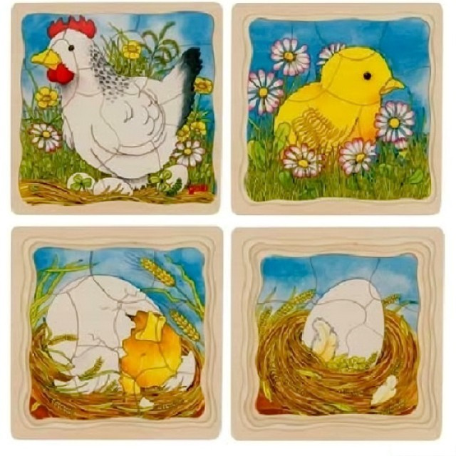 Goki Slepička vývojové vrstvené puzzle
