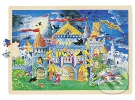 Velké puzzle pohádkového hradu