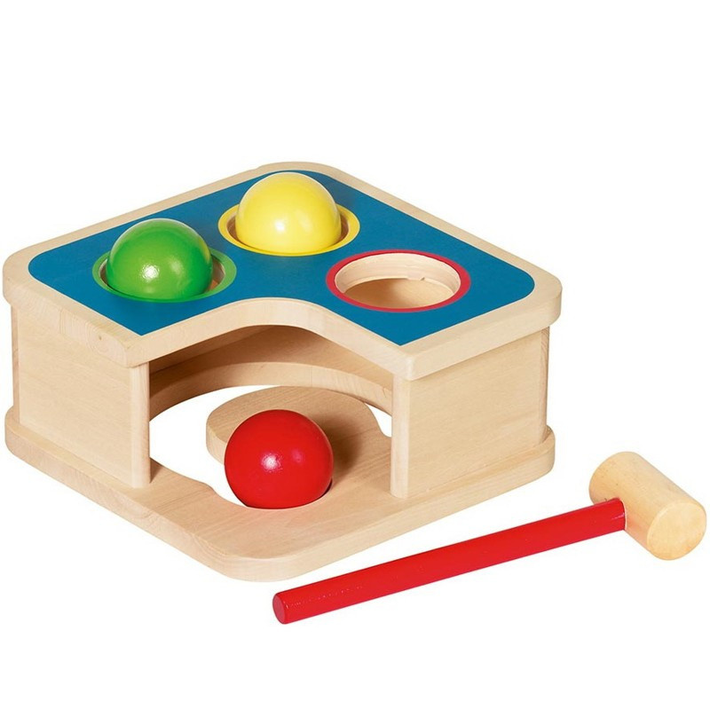 2v1 – zatloukačka a kuličková dráha Montessori