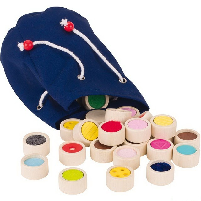 Goki Feel-a-pair hmatová didaktická hra 32 dílků