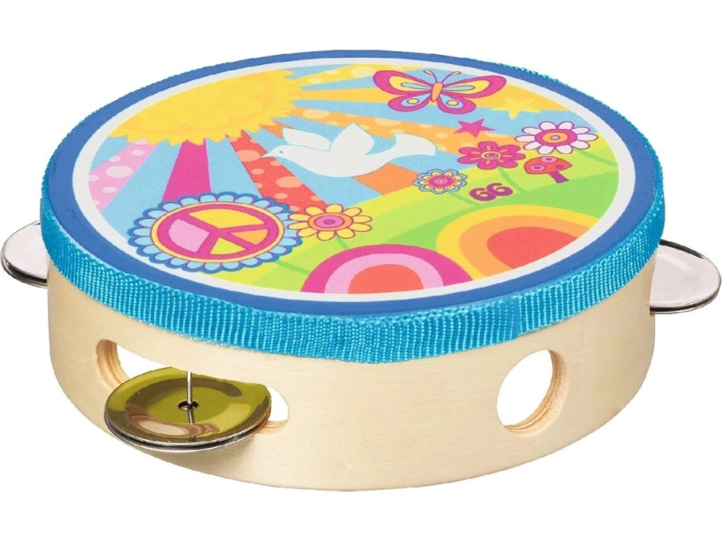 Hudba - Tamburína, Sunshine, 14,5cm (Goki)