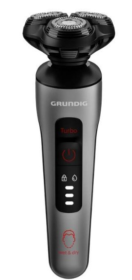 Holicí strojek Grundig MS8130 / 3 frézky / titanový povrch / 70 min. / šedá Varianta: ivi1