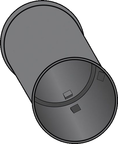 Hrdlo spojovací Fränkische FF-drän DN 125