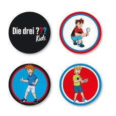 Drei ??? Kids jedlé ozdoby na muffiny 4 cm (12 ks)