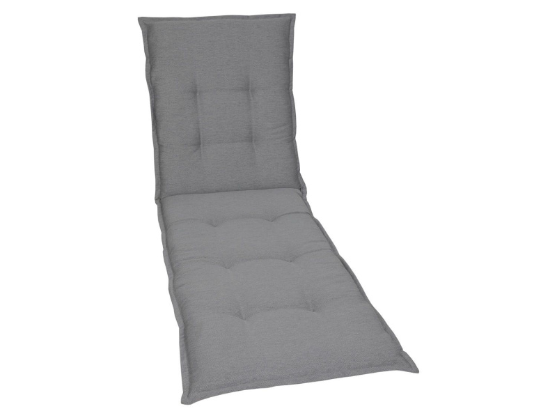 Go-De Textil Sada zahradních podsedáků Uni (podsedák na lehátko, šedá)