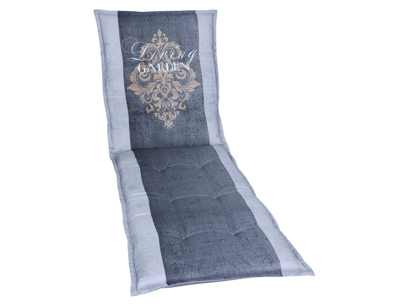 Go-De Textil Podsedák Living Garden, 1 kus / 2 kusy (podsedák na lehátko, šedá)