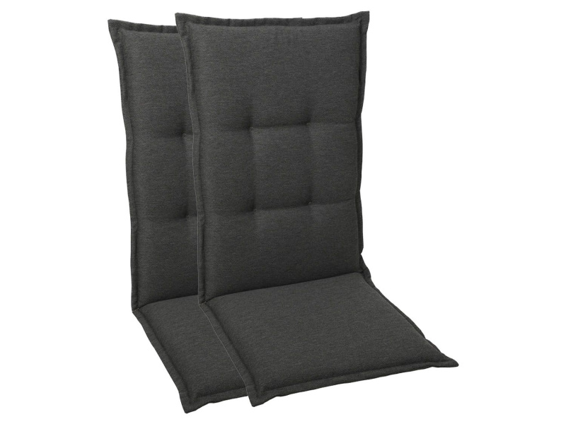 Go-De Textil Sada zahradních podsedáků Uni (střední opěrka, 2 kusy, antracitová)