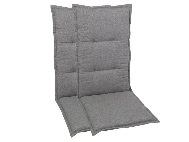 Go-De Textil Sada zahradních podsedáků Uni (střední opěrka, 2 kusy, šedá)