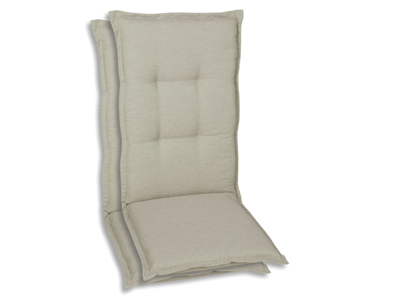 Go-De Textil Sada zahradních podsedáků Uni (střední opěrka, 2 kusy, béžová)
