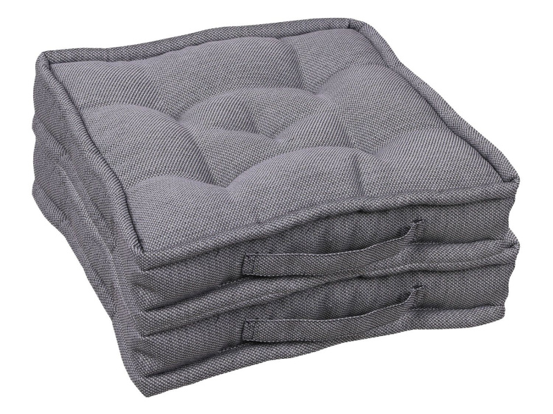 Go-De Textil Sada zahradních podsedáků Uni (polštářek, 2 kusy, šedá)