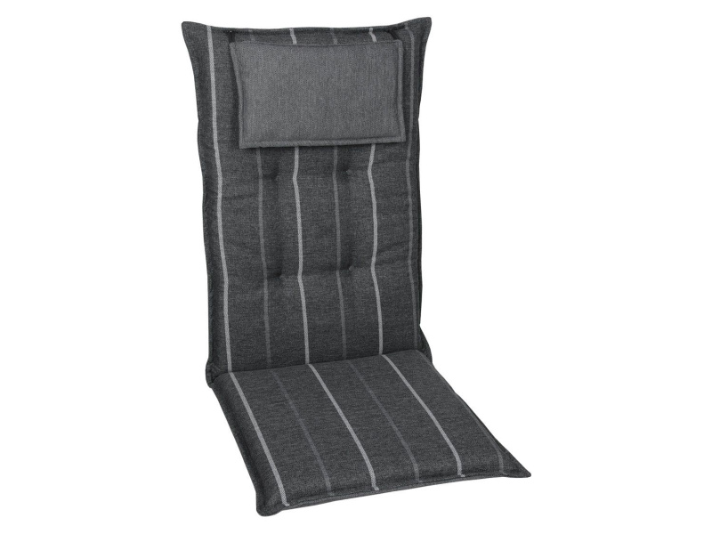 Go-De Textil Sada zahradních podsedáků (vysoká opěrka, 2 kusy, antracitová)